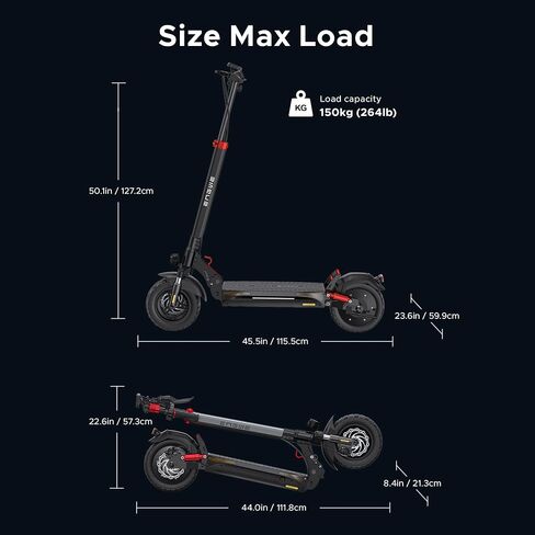 ENGWE Y600 830W(Peak) Electric Scooter for Adults Teens, 28mph Fast Off Road E-Scooter Full Suspension, 48V18A Battery 43.5Miles Long Range, Folding Escooter Commuting in Saudi Arabia