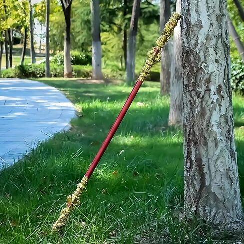 71 inch Long Black Myth Sun Wukong Staff, PU Material(High Strength Soft Rubber), Ruyi Jingu Bang, 1:1 Restoration of Reality, Sun Wukong Staff (Gold) in Saudi Arabia