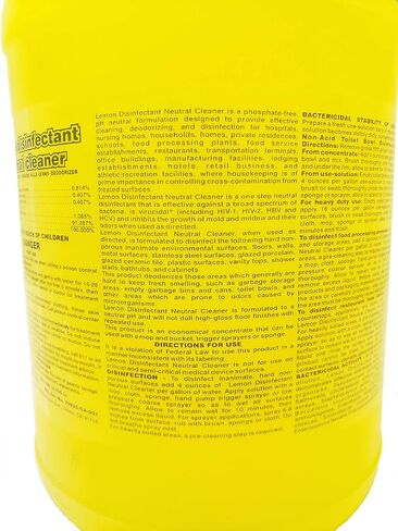 ChemCor Chemicals Lemon Odor Disinfectant 1 Gallon in Saudi Arabia