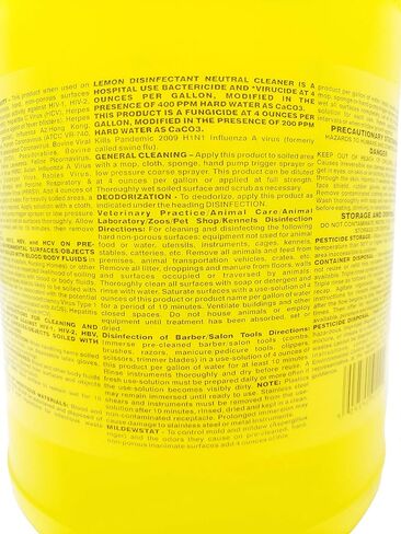 ChemCor Chemicals Lemon Odor Disinfectant 1 Gallon in Saudi Arabia