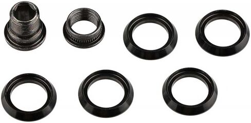 SRAM Force 1/ CX1 Chainring Spacer and Bolt Set: Five Spacers and Hidden Nut/Bolt, Fits Rival 1 with Hidden Chainring in Saudi Arabia