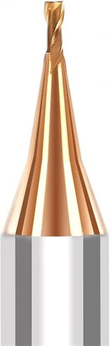 HRC68 4mm Shank 2 Flute Micro Flat End Mill 0.2-0.9mm Mini CNC Router Bit Tungsten Carbide Ball End Mill Mini Milling Machine for Metal(2F Coating,0.9X1.8X4X50) in Saudi Arabia