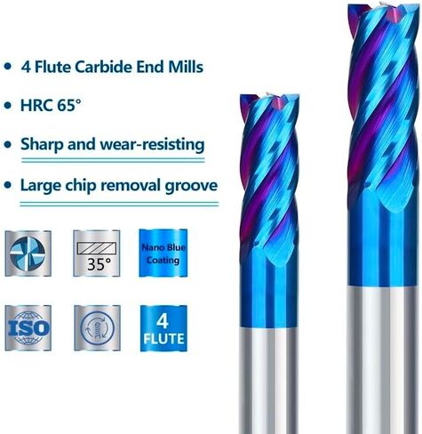 8mm 10mm Shank HRC60 MLING CATTER CARBIDE END MILL 1-12MM 4 بت طحن الطحن الطحن للآلة CNC أداة التوجيه CNC بت (D14XD14X40X100L) in Saudi Arabia