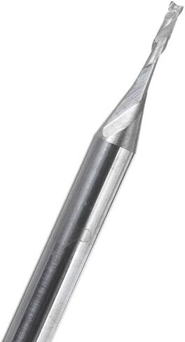 10pcs 1/8 "3.175mm شانك مزدوج 2 فتحة CNC بتات الفلوت كربيد مسطحة الأنف مطحنة CNC بت بتات النحت in Saudi Arabia