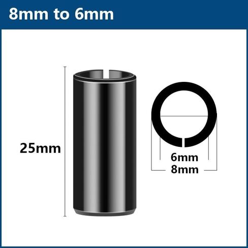 6mm 6.35mm 8mm 10mm 12mm 12.7mm CNC Router Bit High Precision Adapter Collet Milling Cutter Tool Adapters Holder(12mm to 8mm) in Saudi Arabia