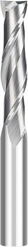 3.175-12mm Shank End Mill 2 Flute Up Cut CNC Spiral Router Bit Flat Endmill Carbide Milling Cutter CNC Tools(4x22x4x45L) in Saudi Arabia