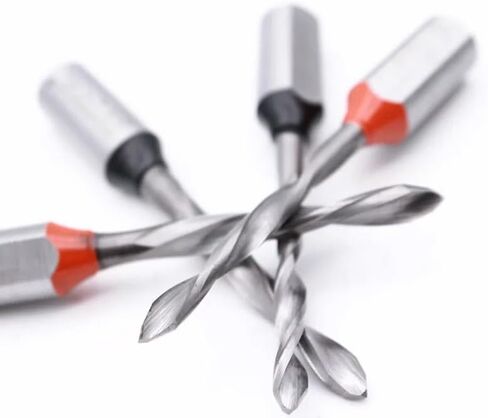 10mm Shank TCT Through Hole Drill Bit Woodworking Drilling Bit CNC Router Hole Making Boring 70mm Length(2.35x70R TCT) in Saudi Arabia