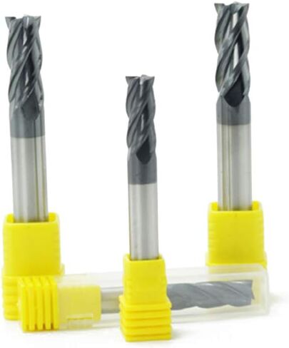1mm 2mm 3mm 4mm 5mm 6mm CNC Lathe Milling Cutter Router Bit Alloy Carbide End Mill 4 Flute Milling Tools For Steel Metal Cut(5 mm) in Saudi Arabia