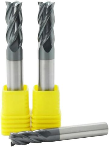 1mm 2mm 3mm 4mm 5mm 6mm CNC Lathe Milling Cutter Router Bit Alloy Carbide End Mill 4 Flute Milling Tools For Steel Metal Cut(5 mm) in Saudi Arabia
