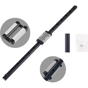 MGN MGN9 MGN12 Black Miniature Rail Slide 250 300 350 400 450 500 600mm 1PC MGN12 دليل خطي+1PC MGN12H CRIVER CNC (MGN9H ، 550mm) in Saudi Arabia