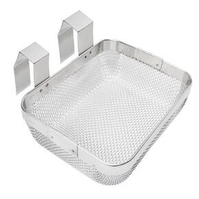 5" x 4" x 1.75" Stainless Steel Ultrasonic Cleaner Basket Fine Mesh Jewelry & Small Parts Holder, Universal Fit for Ultrasonic Cleaning Machines in Saudi Arabia