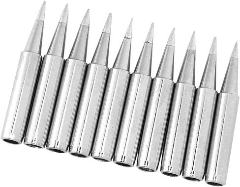 Soldering Iron Tip Set Quick Heating Long Life Easy Tin Copper Solder Tip Soldering Tip Tip Soldering Tool Accessory in Saudi Arabia