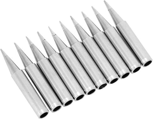 Soldering Iron Tip Set Quick Heating Long Life Easy Tin Copper Solder Tip Soldering Tip Tip Soldering Tool Accessory in Saudi Arabia