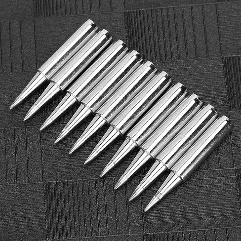 Soldering Iron Tip Set Quick Heating Long Life Easy Tin Copper Solder Tip Soldering Tip Tip Soldering Tool Accessory in Saudi Arabia