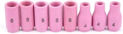High Temperature Resistance Tig Gas Lens 13. 0×8. 0×9. 0 53Pcs Set Tig Welding Torch Body Parts Gas Lens Nozzle Collet Cup Kit for Wp 9 20 25 High Temperature Resistan in Saudi Arabia
