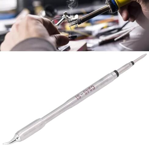 Soldering Iron Tip Alloy Copper C245 Solder Bits Replacement Ldering Station Handle for Jbc Soldering Station T245 Universal Handle(245-K) in Saudi Arabia