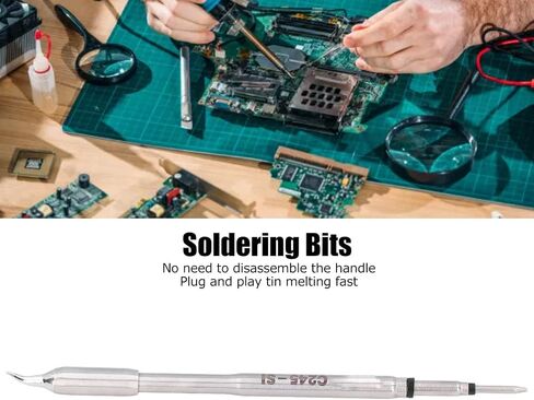 Soldering Iron Tip Alloy Copper C245 Solder Bits Replacement Ldering Station Handle for Jbc Soldering Station T245 Universal Handle(245-K) in Saudi Arabia