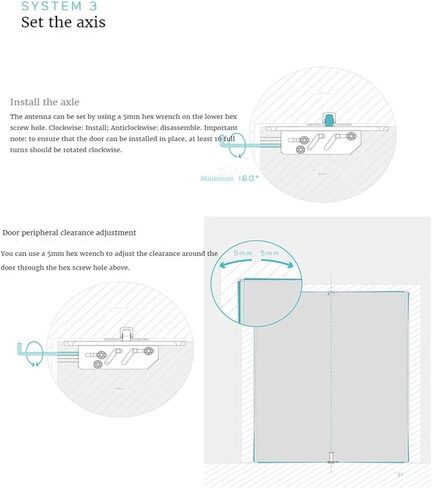 300 كجم 500 كجم الباب الخاص الباب الأوتوماتيكي القريب تحديد المواقع 360 ° دوران الباب السابوت المفصلي (بدون انتعاش 500 كجم) in Kuwait