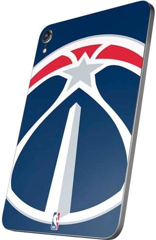 Skinit Skinit Tablet Skinner مع iPad Mini 7 (2025) - NBA Washington Wizards مرخص رسميًا تصميم شعار كبير in Saudi Arabia