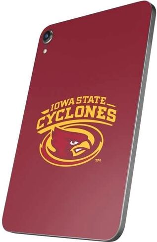 Skinit Decal Tablet Skin Compatible with iPad Mini 7 (2025) - Officially Licensed Iowa State University Collegiate Text Design in Saudi Arabia