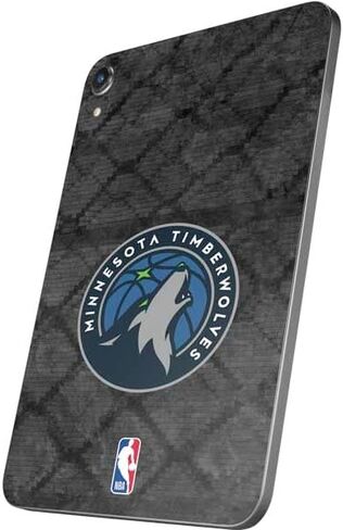 Skinit Skinit Tablet Skinner مع iPad Mini 7 (2025) - NBA Minnesota Timberwolves مرخصة رسميًا تصميم شعار كبير in Saudi Arabia