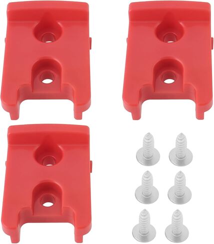 3pcs الأداة اللاسلكية حامل حائط حائط مع براغي الحفر الحائط حائط قوس متوافق مع ميلووكي M18 18V 2.44x1.89x0.9 بوصة/0.5x0.92 بوصة in Saudi Arabia