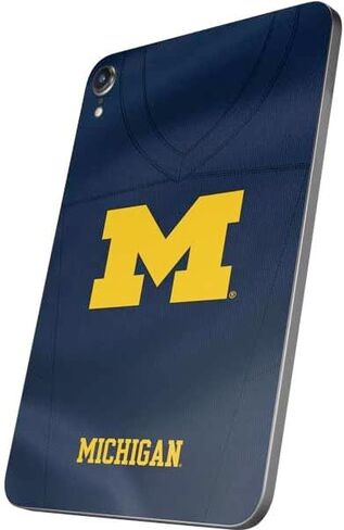 Skinit Skinit Tablet Skinner مع IPAD Mini 7 (2025) - جامعة ميشيغان مرخصة رسميًا شعار Michigan M Bold Design in Saudi Arabia