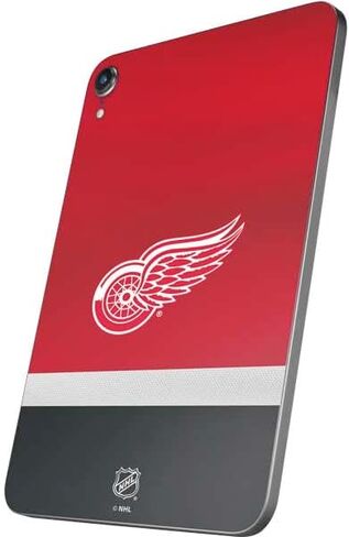 Skinit Skinit Tablet Tablet Conclible مع iPad Mini 7 (2025) - NHL Detroit Red Wings Design Black Wings. in Saudi Arabia