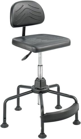TaskMaster EconoMahogany Industrial Chair, Black in Saudi Arabia