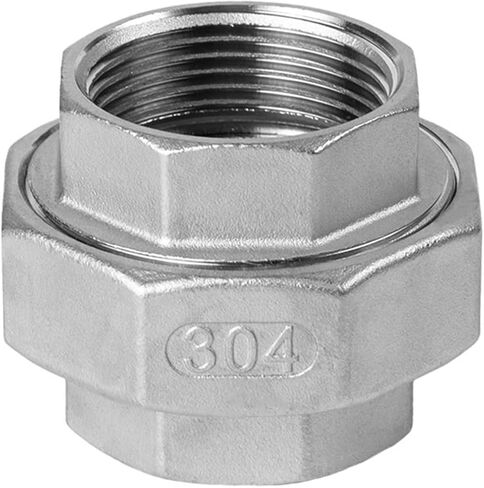 304 stainless steel internal thread flat joint threaded water pipe joint straight through joint oil free twist 4 points 6 points(G1/4) in Saudi Arabia