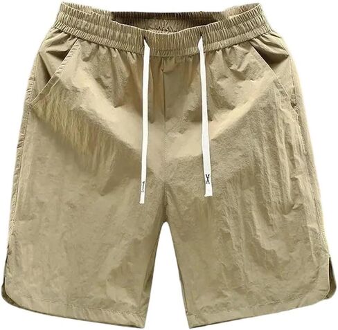 Men Drawstring Sports Short Pants Joggers Wide with Pockets Sweat Shorts in Saudi Arabia