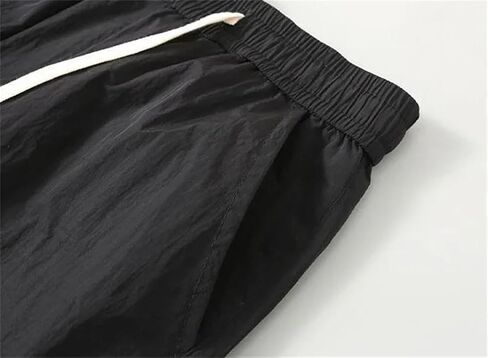 Men Drawstring Sports Short Pants Joggers Wide with Pockets Sweat Shorts in Saudi Arabia