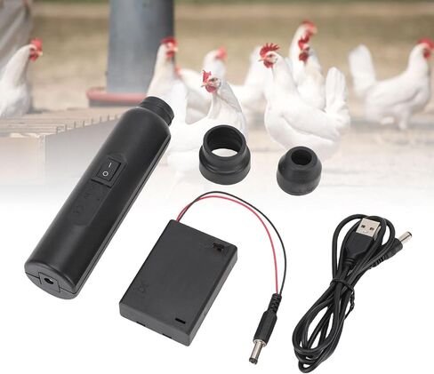 LED Egg Candler, Portable Candling Light Tester Cool Light Incubator Tester Lamp with USB Cable for All Eggs Type Monitor The Development of The Embryo Within Eggs in Saudi Arabia