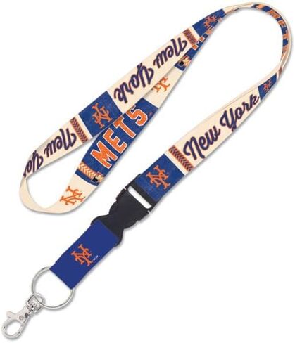 WinCraft New York Mets Lanyard Cooperstown with detachable buckle 1" in Saudi Arabia