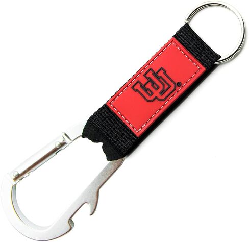 Pro Specialties Group Utah Utes Keychain Carabiner Wordmark Red in Saudi Arabia