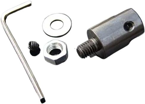 1 Set M6 Connecting Shaft Connection Bushing Joint Coupling Chuck Adapter Angle Grinder Tool(6MM inner bore) in Saudi Arabia