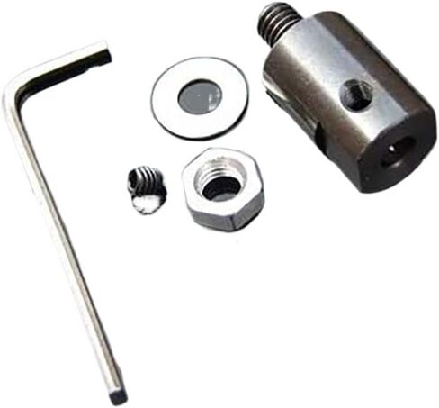 1 Set M6 Connecting Shaft Connection Bushing Joint Coupling Chuck Adapter Angle Grinder Tool(6MM inner bore) in Saudi Arabia