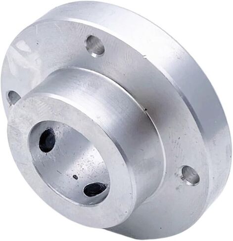 50mm Aluminum Alloy Flange Coupling 8mm 9mm 10mm 11mm Hole with Keyway Rigid Transmission Shaft Connection(9mm bore 3mm Keyway) in Saudi Arabia