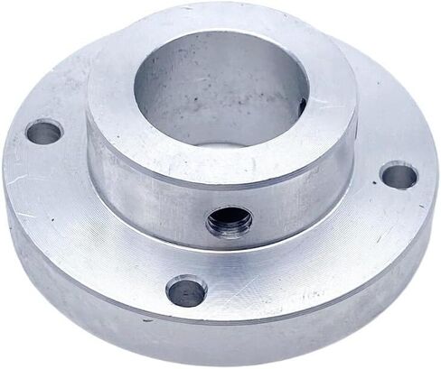 50mm Aluminum Alloy Flange Coupling 8mm 9mm 10mm 11mm Hole with Keyway Rigid Transmission Shaft Connection(9mm bore 3mm Keyway) in Saudi Arabia