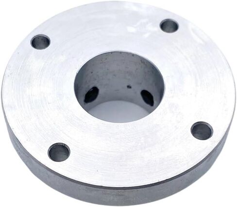 50mm Aluminum Alloy Flange Coupling 8mm 9mm 10mm 11mm Hole with Keyway Rigid Transmission Shaft Connection(9mm bore 3mm Keyway) in Saudi Arabia