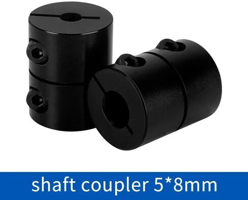 5pcs 5x8x25mm Rigid Coupling Shaft Coupler Stepper Motor Couplings 3D Printer Step Motor Connector(Silver) in Saudi Arabia