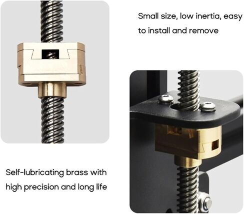 1pcs 24x15x18.6mm Brass Rigid Coupling Small Shaft Coupler for 3D Printers Accessory Parts in Saudi Arabia