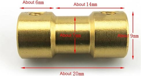 1PCS النحاس النحاس الصارم مقرن حملة 2 مم 2.3 مم 3 مم 3.175 مم 4 مم 5 مم 6 مم موصل اقتران موصل مركبة DIY (3 مم إلى 5 مم) in Saudi Arabia