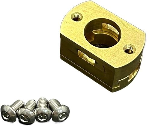 1pc T8 Lead Screw Coupler 16mm Coupling T8 Z Axis Screw Hot Bed 3D Printer Part in Saudi Arabia