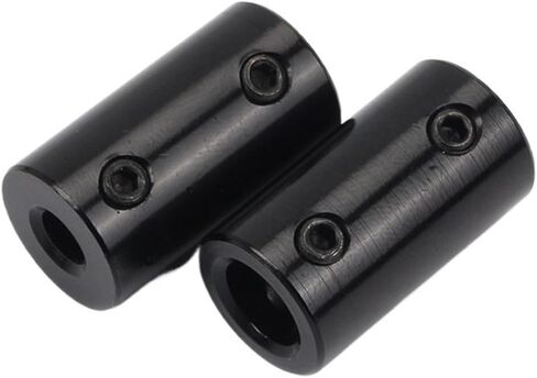 2pcs 5x8mm Black Shaft Coupler Stepper Motor Coupling for 3D Printer Car Model Metal DIY Part in Saudi Arabia