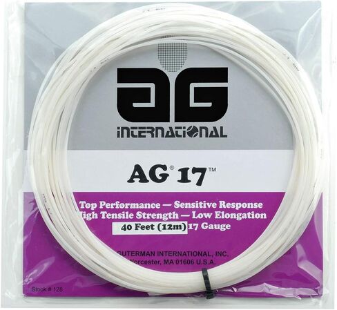 Ag 17 Tennis Tennis String Set-White in Saudi Arabia