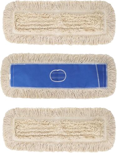 36 بوصة رأس ممسحة رأس الممسحة: عبوات رأس ممسحة غبار الألياف الدقيقة ، استبدال كاسحة الرأس التجاري التجاري التجاري للتجارة الصناعية للوازم الحارس وتنظيف الأرضيات الصلبة ، الأزرق (3 عبوات） in Kuwait