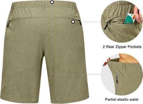 Little Donkey Andy Men's Stretch Quick Dry Cargo Shorts for Hiking, Camping, Travel in Kuwait