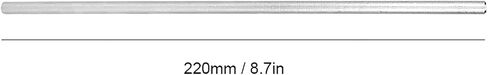 5Pcs Steel D Shaft Φ6mm Robots Parts Fit for TETRIX FTC FRC First WRO Robots Industrial Robot Parts Stainless Steel 22cm 0.6cm 5Pcs in Saudi Arabia