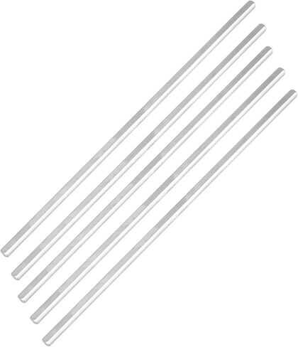 5Pcs Steel D Shaft Φ6mm Robots Parts Fit for TETRIX FTC FRC First WRO Robots Industrial Robot Parts Stainless Steel 22cm 0.6cm 5Pcs in Saudi Arabia